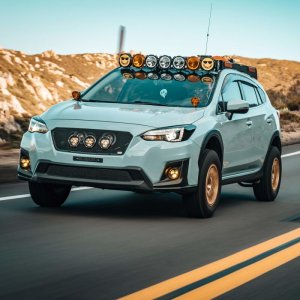 Subaru XV Crosstrek Fog Light Kit - Front - KC HiLiTES - FLEX ERA 3 Dual Mode SAE - `13-`24